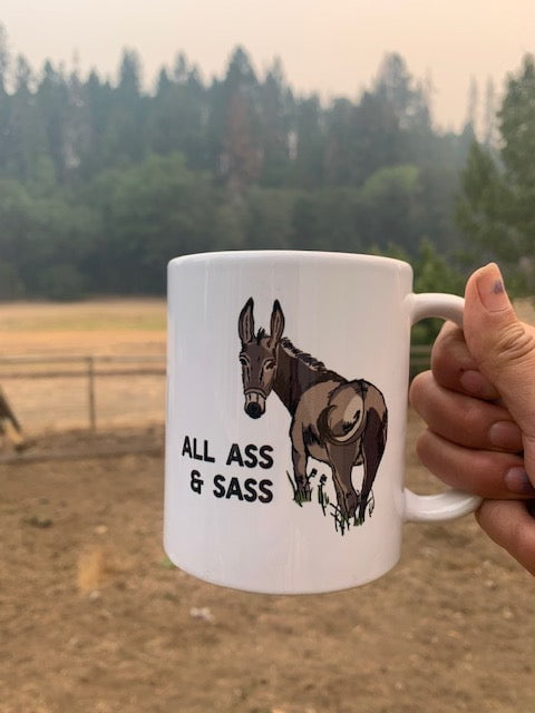 All Ass & Sass Mug – Wild West Design Co