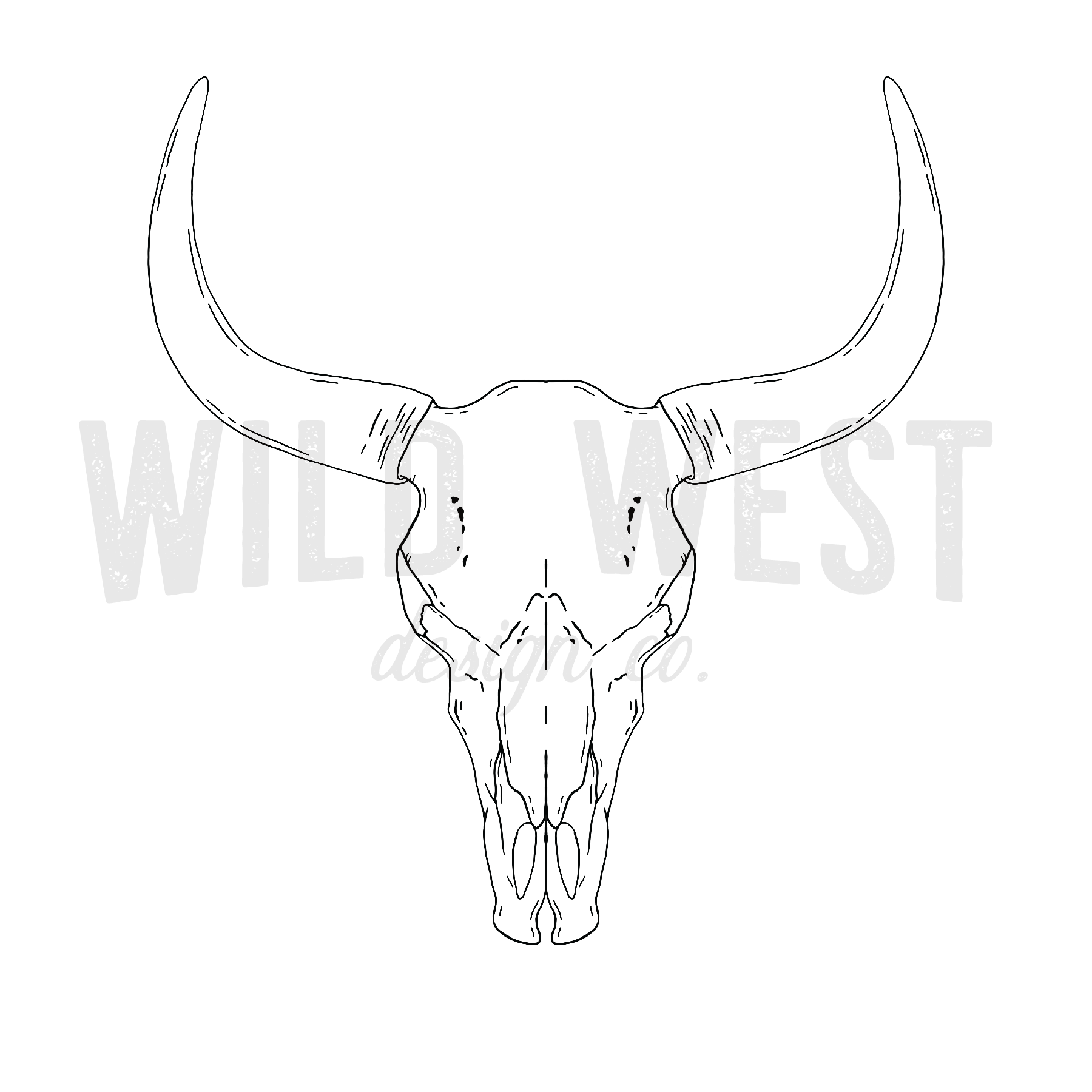 italian horn tattoo stencil