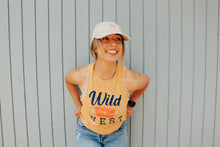 Load image into Gallery viewer, Wild West Women’s Racerback Cropped Tank

