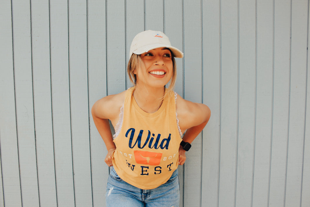 Wild West Women’s Racerback Cropped Tank