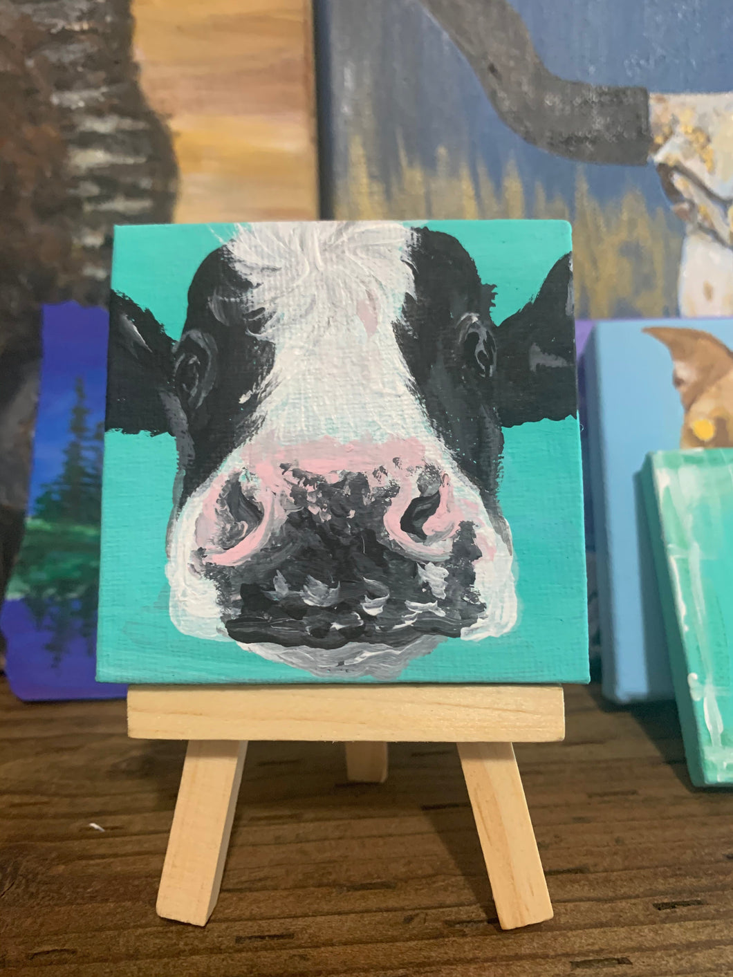 Mini Cow Painting