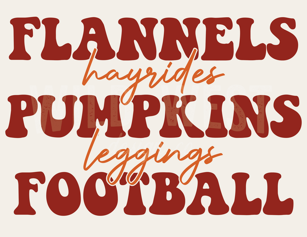flannels, pumpkins, & football